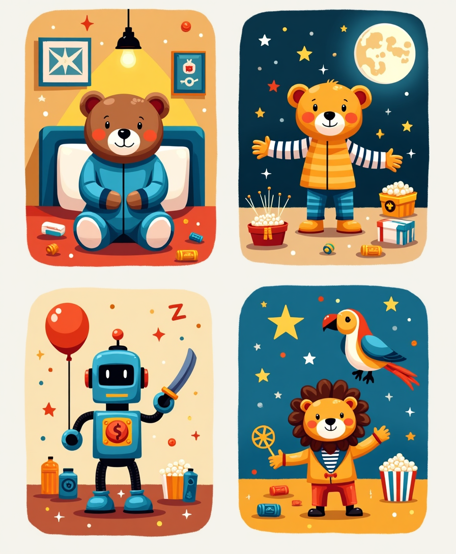 Kids Stickers - Sheet v18